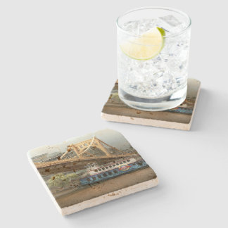 City - Pittsburg PA - Great memories Stone Coaster