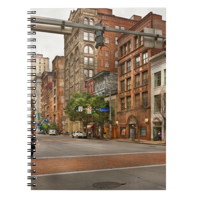 City - Pittsburgh PA - Running late Notebook (Front)