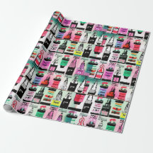 City Pop Wrapping Paper
