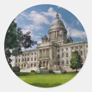 City - Providence, RI - The capitol Classic Round Sticker