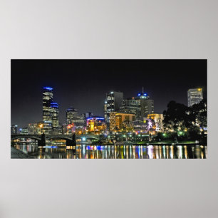 City Reflctions Panoramic Poster