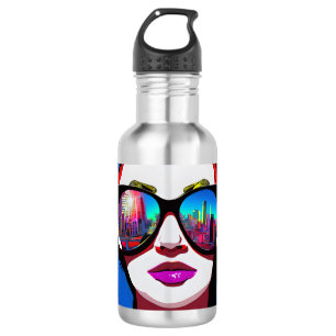 City Reflection in Sunglasses Woman 532 Ml Water Bottle