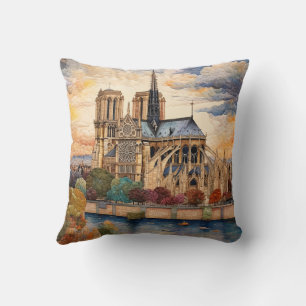 City Road Old House Architecture #77 Throw Pillow