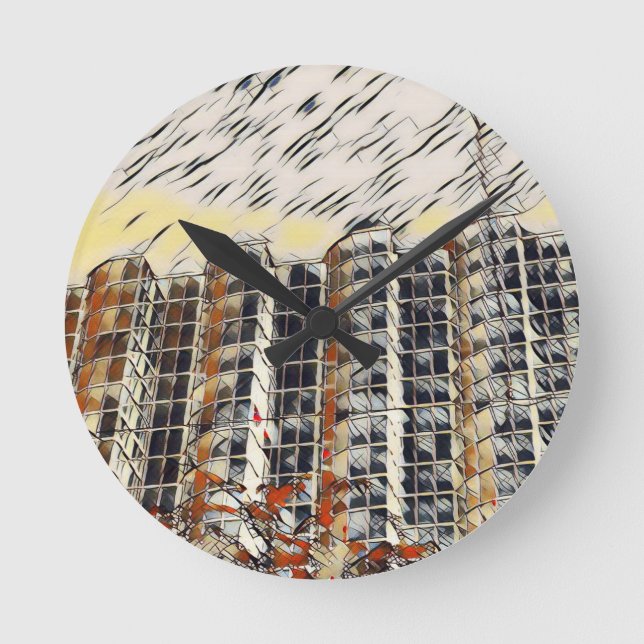 City Round Clock (Front)