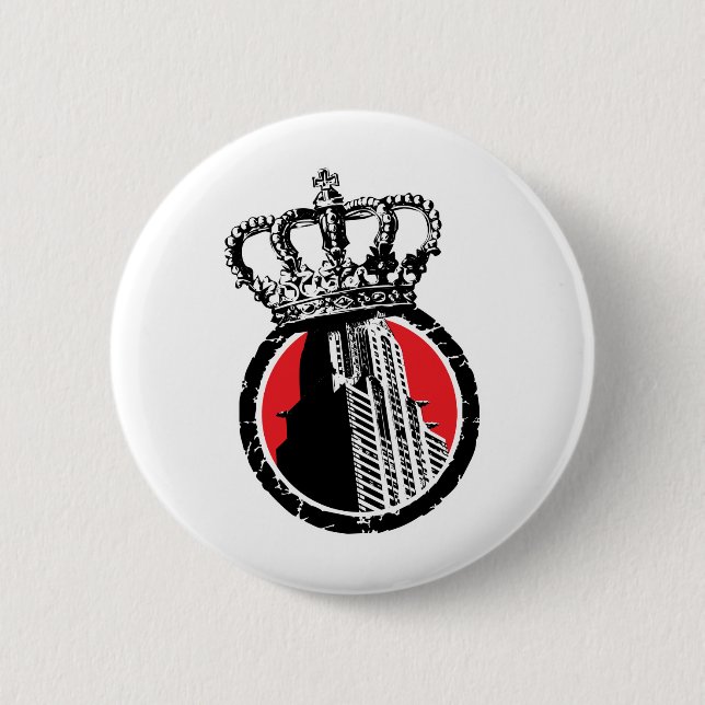 City Royalty Logo 2 Inch Round Button (Front)