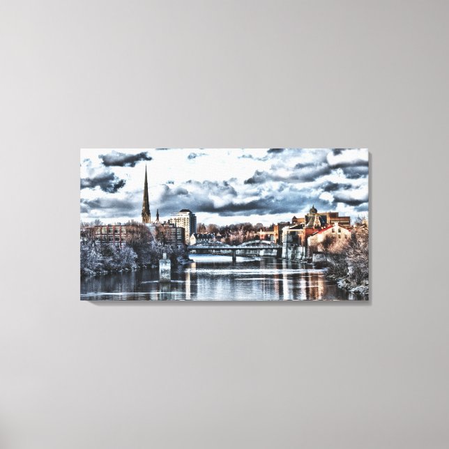 City scape canvas print (Front)