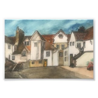 City Scape Edinburgh Close  Print by John Gilholly