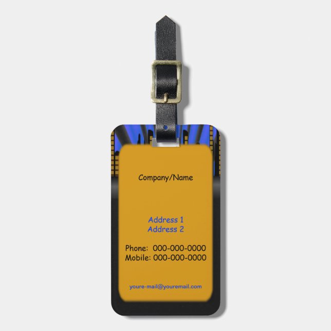 City Scapes Luggage Tag (Front Vertical)
