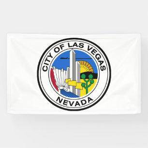 City Seal of Las Vegas (Nevada) Banner