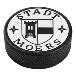 City Seal of Moers, Germany Hockey Puck