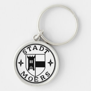 City Seal of Moers, Germany Keychain