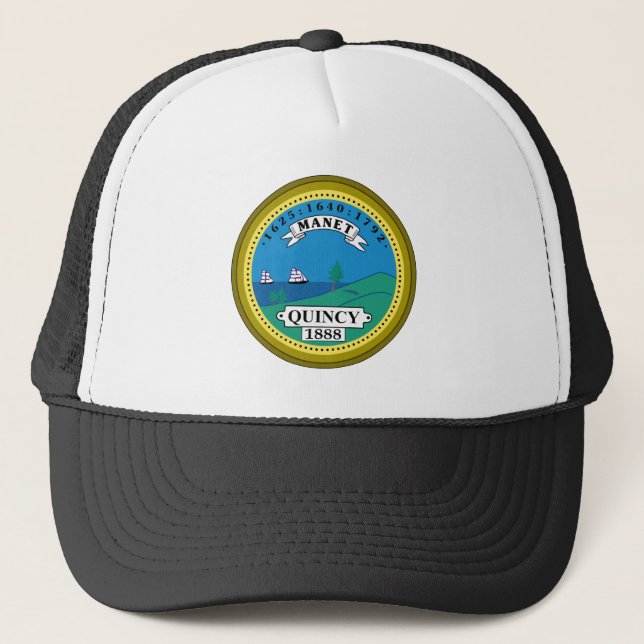 City Seal of Quincy, Massachusetts Trucker Hat (Front)