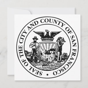 City Seal of San Francisco (California, USA) Card
