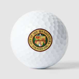 City Seal of Ventura, California Golf Balls