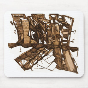 city shadow mouse pad