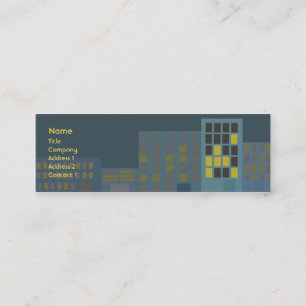 City - Skinny Mini Business Card