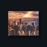 City skyline image on canvas Print<br><div class="desc">City skyline image on stretched canvas print. Perfect for any wall in your home or workplace.</div>