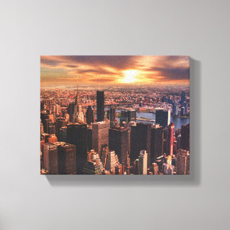 City skyline image on canvas Print