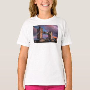 City skyline Sunset & personalize logo T-Shirt