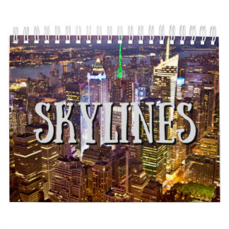 City Skylines Collection Wall Calendar