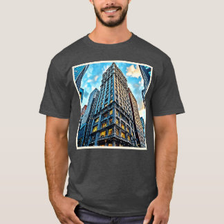City Skyscraper Art boy T-Shirt