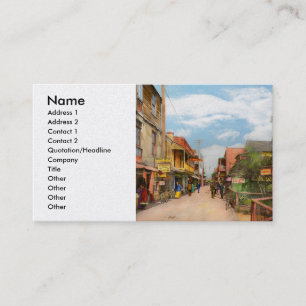 City - St Augustine Florida - Cozy Inn 1908 Business Card