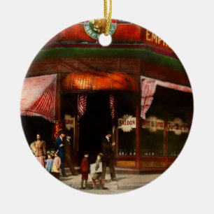 City - St Loius MO - Working this corner 1910 Ceramic Ornament