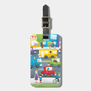 City Street Luggage Tag