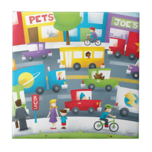 City Street Tile