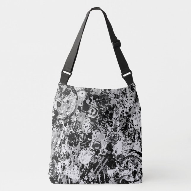 City Streets Graffiti Crossbody Bag (Front)