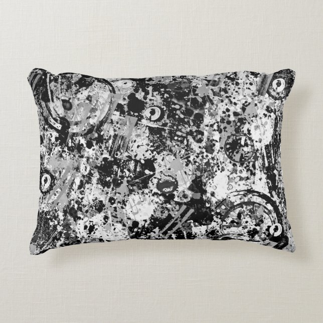 City Streets Graffiti Decorative Pillow (Front)