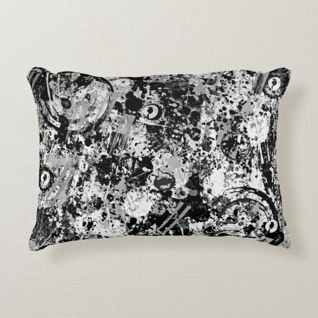 City Streets Graffiti Decorative Pillow (Front)