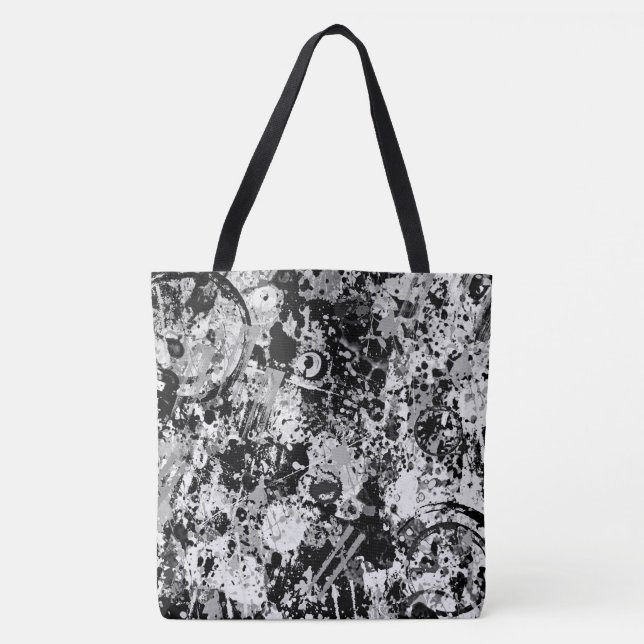 City Streets Graffiti Tote Bag (Front)