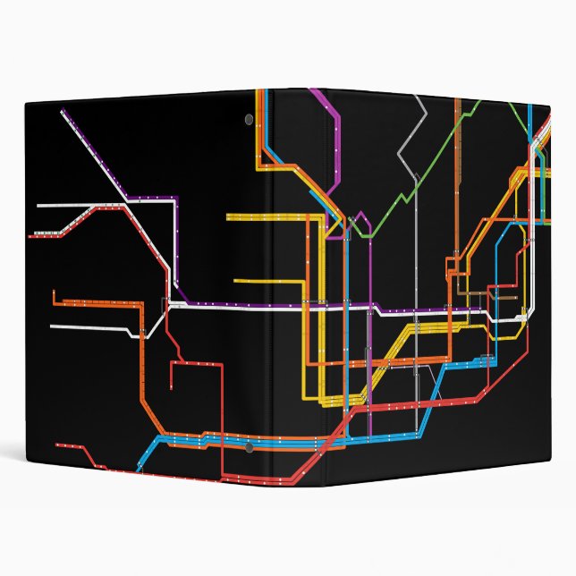 City subway map binder (Background)