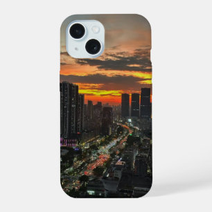 City Sunset Skyline Phone Case for iPhone