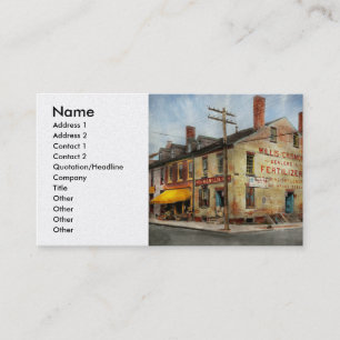 City - VA - Dealers in Fertilizers Business Card