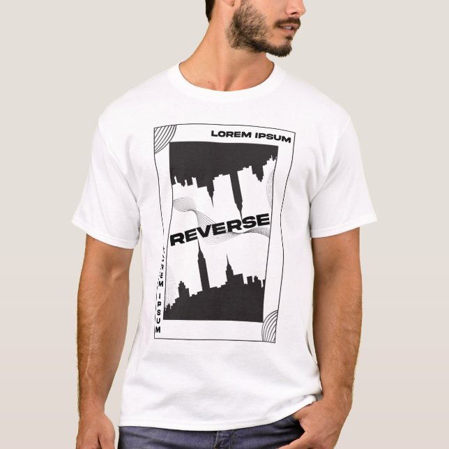 City Vibes: Urban Wave T-Shirt (Front)