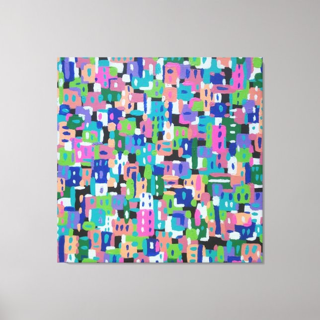 City View at Night Canvas Print (Front)