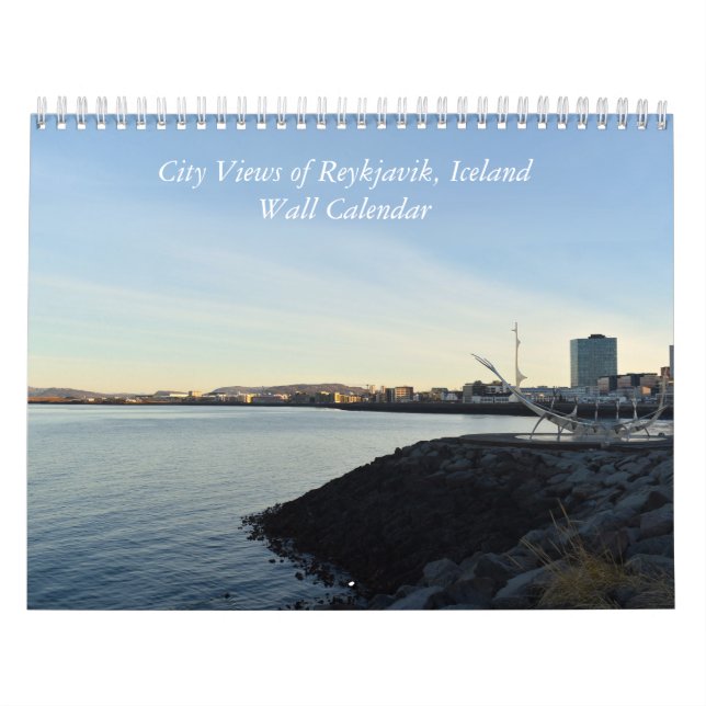 City Views of Reykjavik Iceland Wall Calendar (Cover)