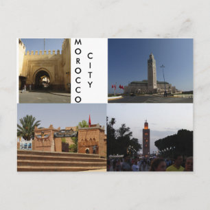 Citys in Morocco Postcard