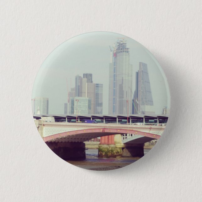 Cityscape 2 Inch Round Button (Front)