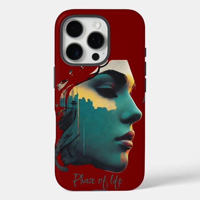 Cityscape Art iPhone Case | Tough & Stylish (Back)