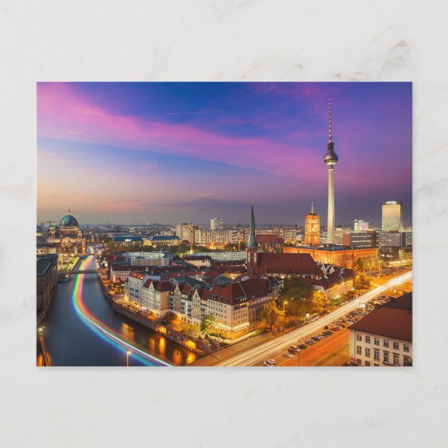 Cityscape Berlin, Germany Postcard (Front)