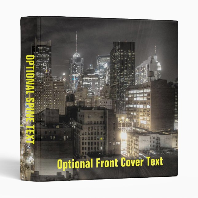 Cityscape Custom 1" Binder (Front/Spine)
