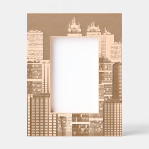 Cityscape Design Laser Etched Frames