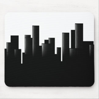 cityscape mouse pad