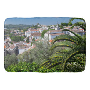 Cityscape of Aveiro, Portugal Bath Mat