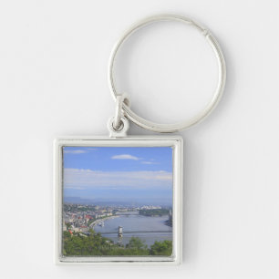Cityscape of Budapest Keychain