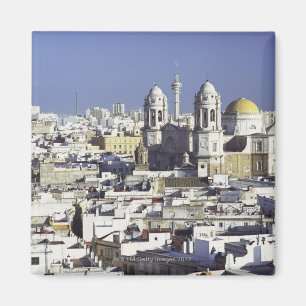 Cityscape of Cadiz, Spain Magnet