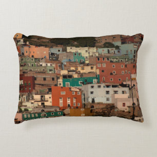 Cityscape Of Guanajuato, Mexico Accent Pillow